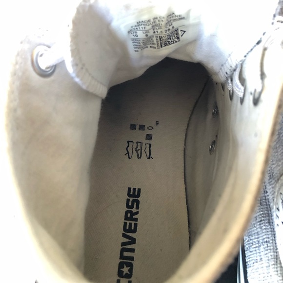 Converse All Star Sparkle Knit High-Top Sneakers - Picture 7 of 8